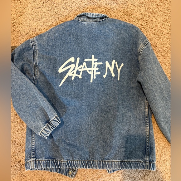 Zara Blue Denim Jacket 8 yr old boy - Picture 6 of 7